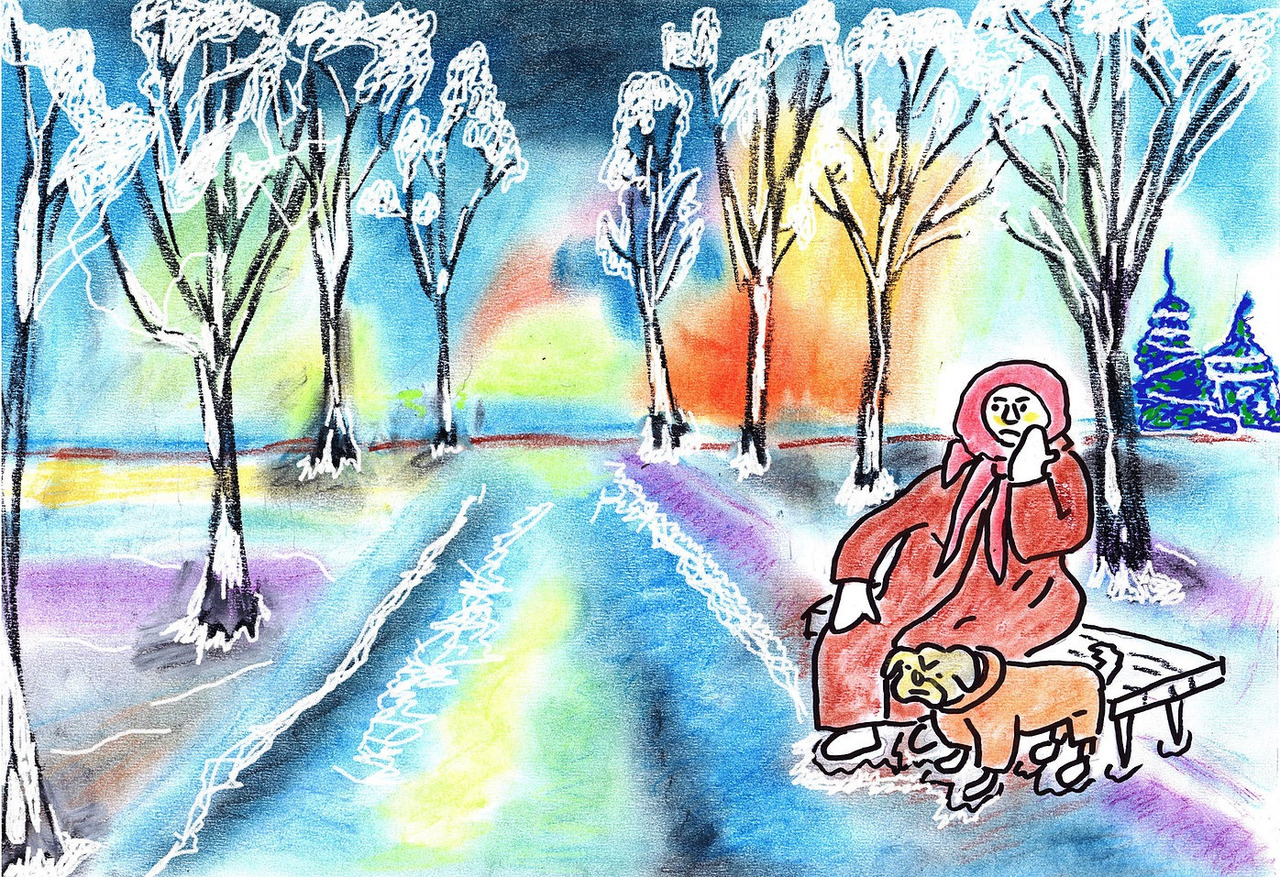 Рисунок на тему зимнее утро Чайковский
