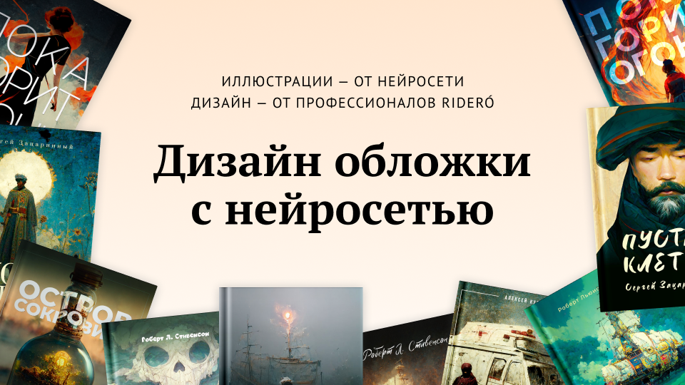 Дизайн обложки с нейросетью